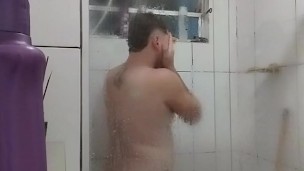 Bath at a friend's house.