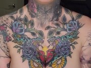 Big boobs tattooed girl seduces you to fuck her in bed. Full version on OnlyFans. 13/16