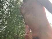 Risky Public Jerk Off- So close to Getting Caught 😱🔥 4/16