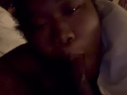 WOKE UP HORNY SO I SUCKED HIS DICK 10/16