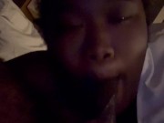 WOKE UP HORNY SO I SUCKED HIS DICK 14/16