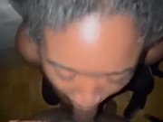 BLOWING SPIT BUBBLES ON THAT BIG BLACK COCK 5/16