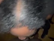 BLOWING SPIT BUBBLES ON THAT BIG BLACK COCK 6/16