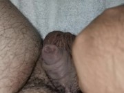 Día 7 masturbando mi pequeño micropene pequeña polla suelta leche hasta conseguir con quién coger 4/16