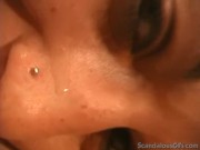 POV slut sucking on hard dick gets a cum facial 15/16