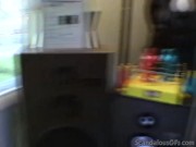 Cute redhead teen sucks off hard cock 2/16