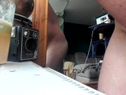 chilling in the rain