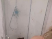 Older Blondie With Big Boobs Taking Steamy Shower 15/16