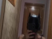 Me corro con la mascara de batman 1/16