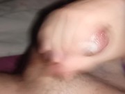 A little cum in bed 5/16