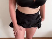 Junges deutsches Model mit großem Arsch und großen natürlichen Titten ist stolz auf ihre Kurven 10/16