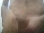 Horny Guy In Sweatpants Masturbates His Big Cock Until Moaning Cumshot 12/16