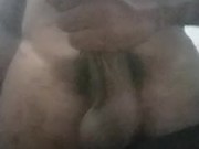 Watch me moan and jerk off at my desk before I cum 13/16