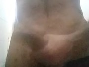 Watch me moan and jerk off at my desk before I cum 4/16