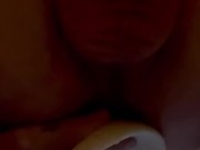 Gaped and squirting asshole dildo fuck 6/16