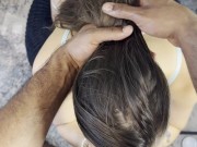 Danish Snowbunny SnowWhiteDK worshipping Troy Franciscos Big Black Cock 3/16