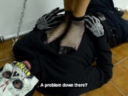 Witch wants to worship her feet by her skeleton servant - teaser 11/16