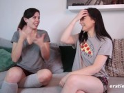 Ersties - Hot German Couple Grind Each Other's Hairy Pussy 15/16