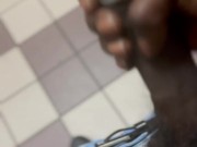 Beating my Dick all over the Women’s Public bathroom 15/16