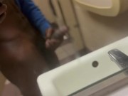 Beating my Dick all over the Women’s Public bathroom 7/16