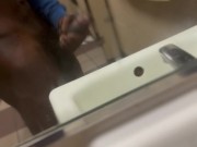 Beating my Dick all over the Women’s Public bathroom 8/16