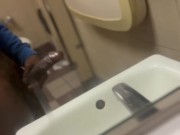 Beating my Dick all over the Women’s Public bathroom 9/16