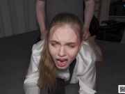 BENT OVER IN THE OFFICE - Rough Doggystyle Made Her Scream - Silvia Wise 13/16