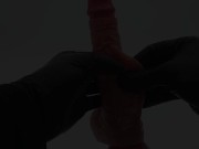 This dildo is insanely realistic, skin stretches like a real cock and has two real balls 1/16