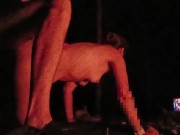 Wild sex in the wild forest at night by the fire 11/16