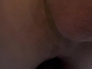 anal fucking solo during shower 2/16