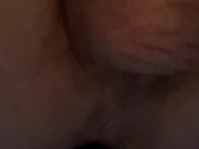 anal fucking solo during shower 3/16