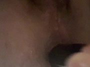 anal fucking solo during shower 9/16