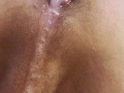 anal squirt loose hole close up squirt 7/16