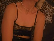 Orgasm torture: ankles tied with rope to wrists, Dirty_Ruth cums for over a minute! 4/16