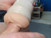 Danish guy using Fleshlight 13/16