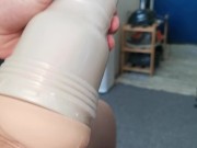 Danish guy using Fleshlight 14/16