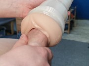 Danish guy using Fleshlight 8/16