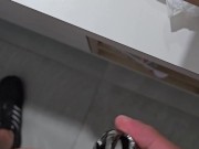 Full vid: Trying out my new chastity cage 3/16