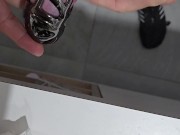 Full vid: Trying out my new chastity cage 7/16