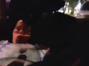 mature woman with big buttocks masturbates in a car after talking to her boyfriend's cuckold 13/16