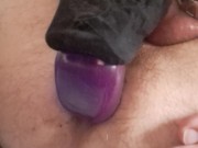 James aterfild, piacere profondo, grosso dildo nel culo 7/16