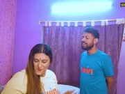 Naughty stepson trying to convince her stepmom to suck her milky boobs 2/16