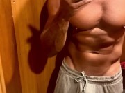 Being Cheeky in the Gym Change Room 8/16