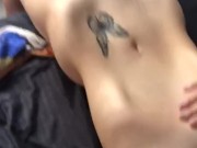 فتاة عربية هائجة مغربية تجلخ لحبيبها بكس خيالي 1/16