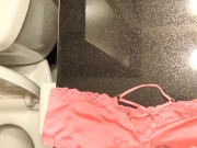 Cumming on my gfs sexy satin panties 14/16