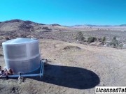 LICENSED TO LICK - 2 Sexy Lesbians Enjoys Sex Outdoors 12/16