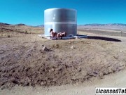 LICENSED TO LICK - 2 Sexy Lesbians Enjoys Sex Outdoors 16/16