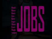 Mistress wearing pantyhose apron rubber gloves & transparent boots does glovejob & bootjob until cum 1/16