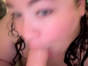 Shower dildo BJ 6/16