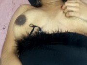 Blindfolded stepmom sucks and fucks her stepson's cock thinking he is her husband Real homemade sex 13/16